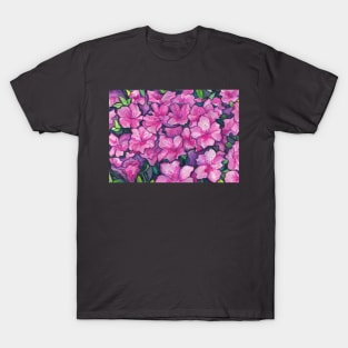 Pink Azaleas In The Garden T-Shirt